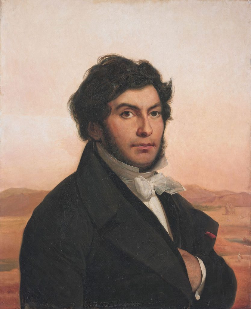 Jean-François Champollion, Porträt von Léon Cogniet